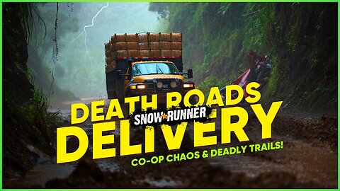 Trapped on The Death Roads – Packed Sand Delivery Nightmare! | SnowRunner