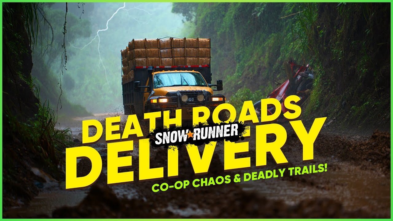 Trapped on The Death Roads – Packed Sand Delivery Nightmare! | SnowRunner