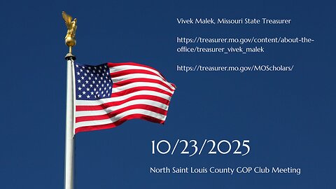 North St. Louis County Republican Club Meeting - 10/23/2025