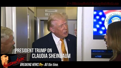 President Trump is saying it like it is. The Cartels run Mexico, not Claudia Sheinbaum Pardo.