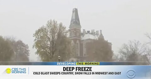 November 12, 2019 - DePauw's Iconic East College Seen in National Weather Update