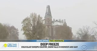 November 12, 2019 - DePauw's Iconic East College Seen in National Weather Update