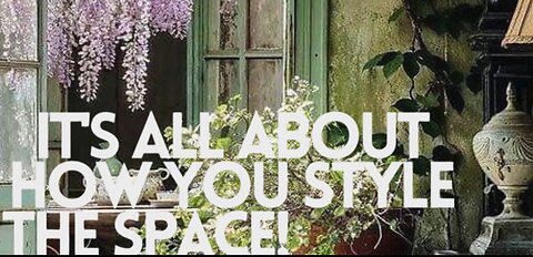 It's All About Styling a Space!