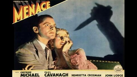 MENACE 1934 Old Dark House Murder Mystery with a Psychopath Plotting Homicide FULL MOVIE VHS Copy