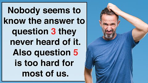 Hard Knowledge Trivia