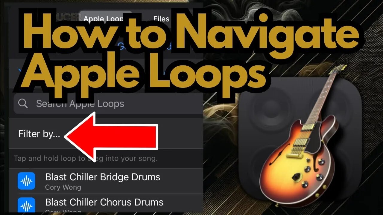 How to Find What You Want in Apple Loops (GarageBand iOS)