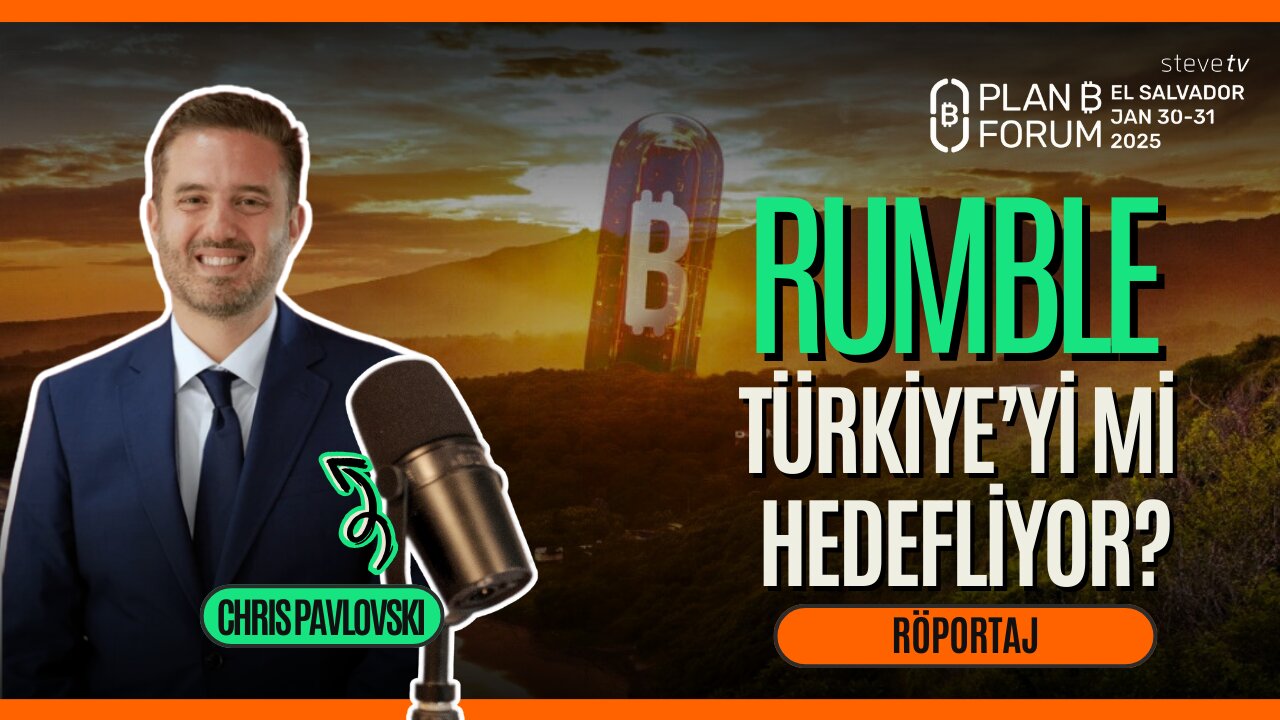 Rumble CEO’su Chris Pavlovski merak edilenleri cevapladı! #PlanB #Rumble #Tether