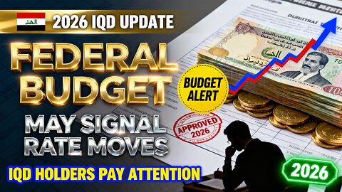 2026 IQD UPDATE ⚡ Iraqi Federal Budget Could Signal Major Rate Moves 💥 Iraqi Dinar News 2026