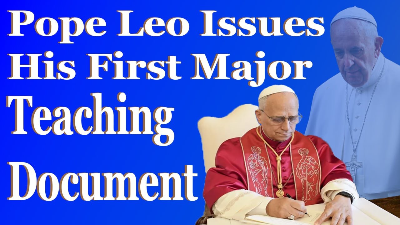 Pope Leo Issues His First Major Teaching Document