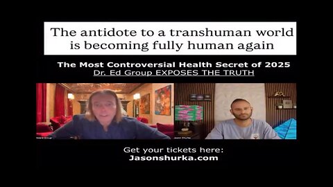 THE ANTIDOTE TO A TRANSHUMANISM WORLD IS BECOMING FULLY HUMAN AGAIN