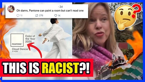 Pantone Makes WHITE Color of the Year and Bluesky MELTS DOWN! | Clownfish TV