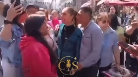 Mexican President being treated like a real Mexican woman