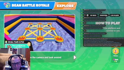 chill streamer playing fall guys & sonic rumble