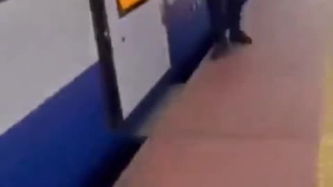The German tourist was shocked because in train stations in Poland there are no fake African