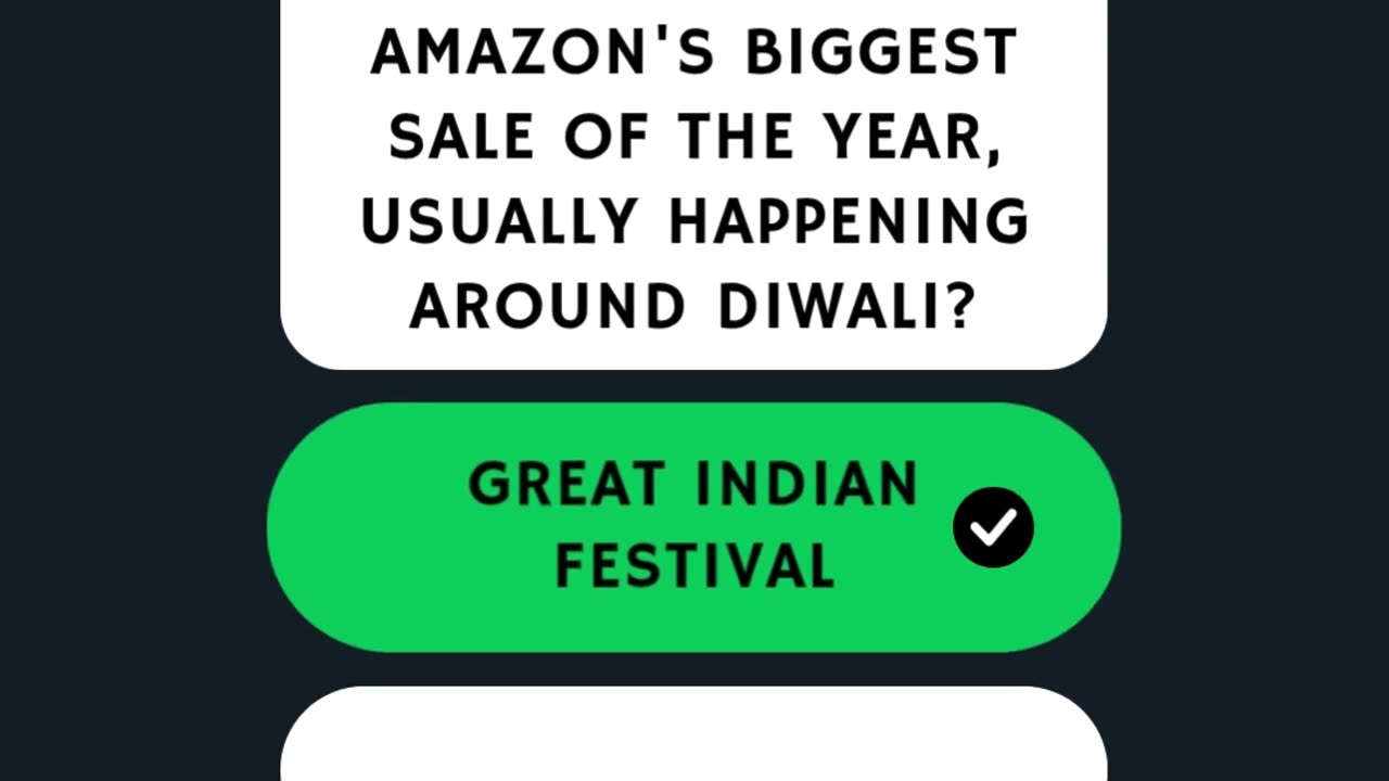 Amazon Diwali 2025 Quiz Answers | Win ₹15,000 🎁 | Spin & Win, Trivia & Pictionary Quizzes