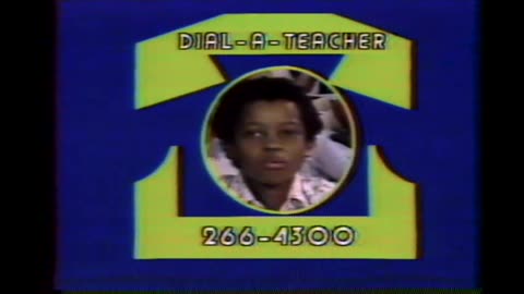 March 19, 1986 - Spot for Indiana Dial-A-Teacher Program