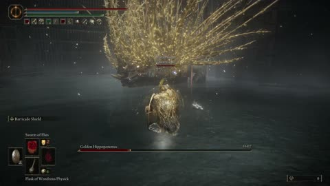 Elden Ring DLC NG+1 | Golden Hippopotamus boss w/1 cooperator #eldenringbosses #shadowoftheerdtree