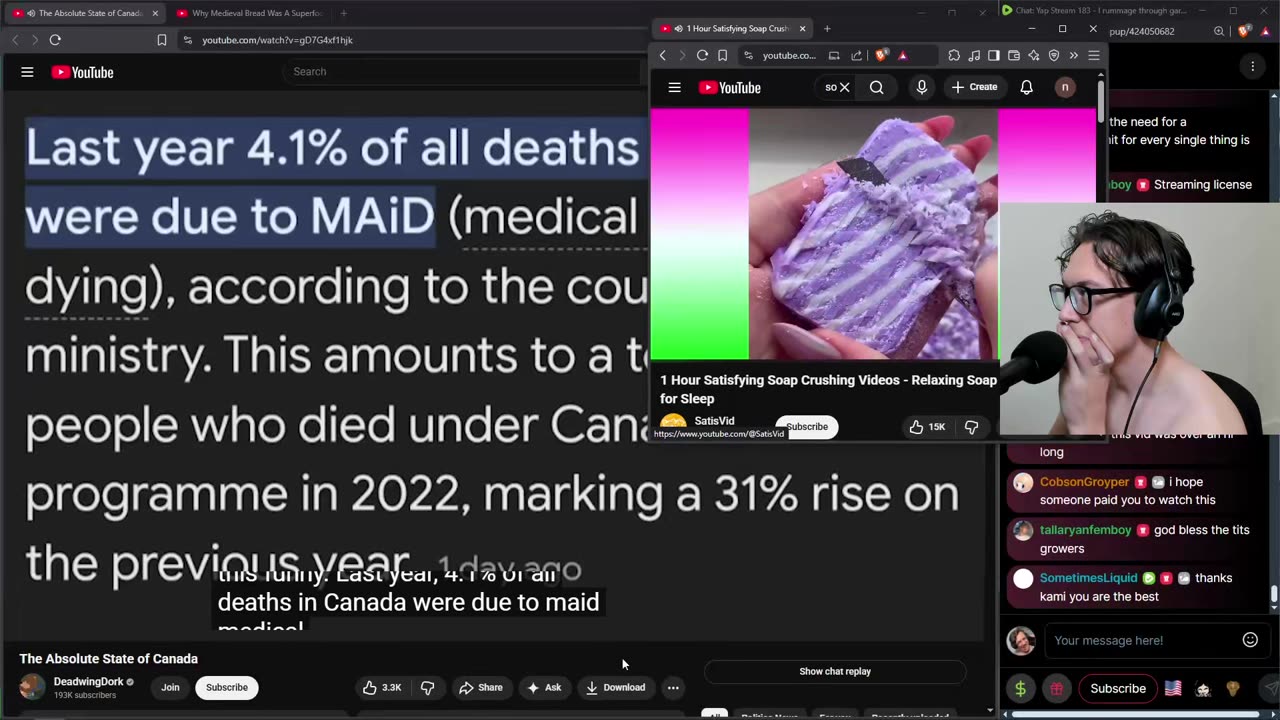 Yap Stream 183 - I rummage through garbage memes 💩 in the slums of Rumbai 💩 to find (12/6/2025)