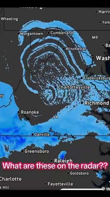 Weird Things Appear On Radar