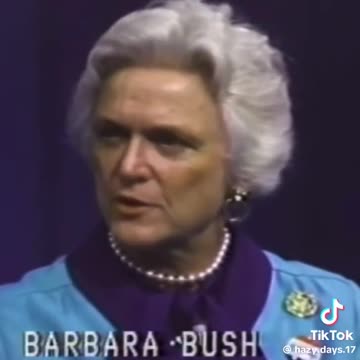 Barbara Bush - What is a Woman?