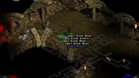 Diablo II: LoD (Coop, + Vyktory, 8-players mode / režim 8 hráčů) Walkthrough/Videonávod #60 [CZ/EN]