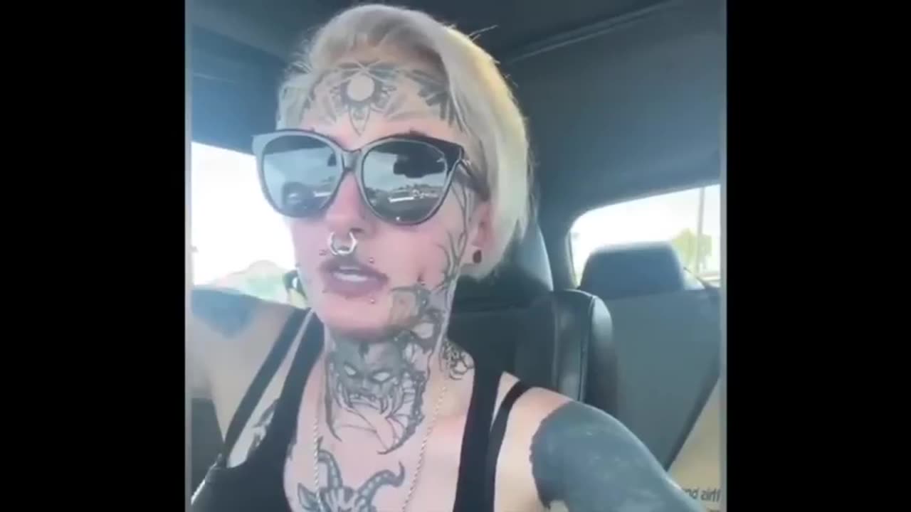 She says she can't get a job. I wonder why?