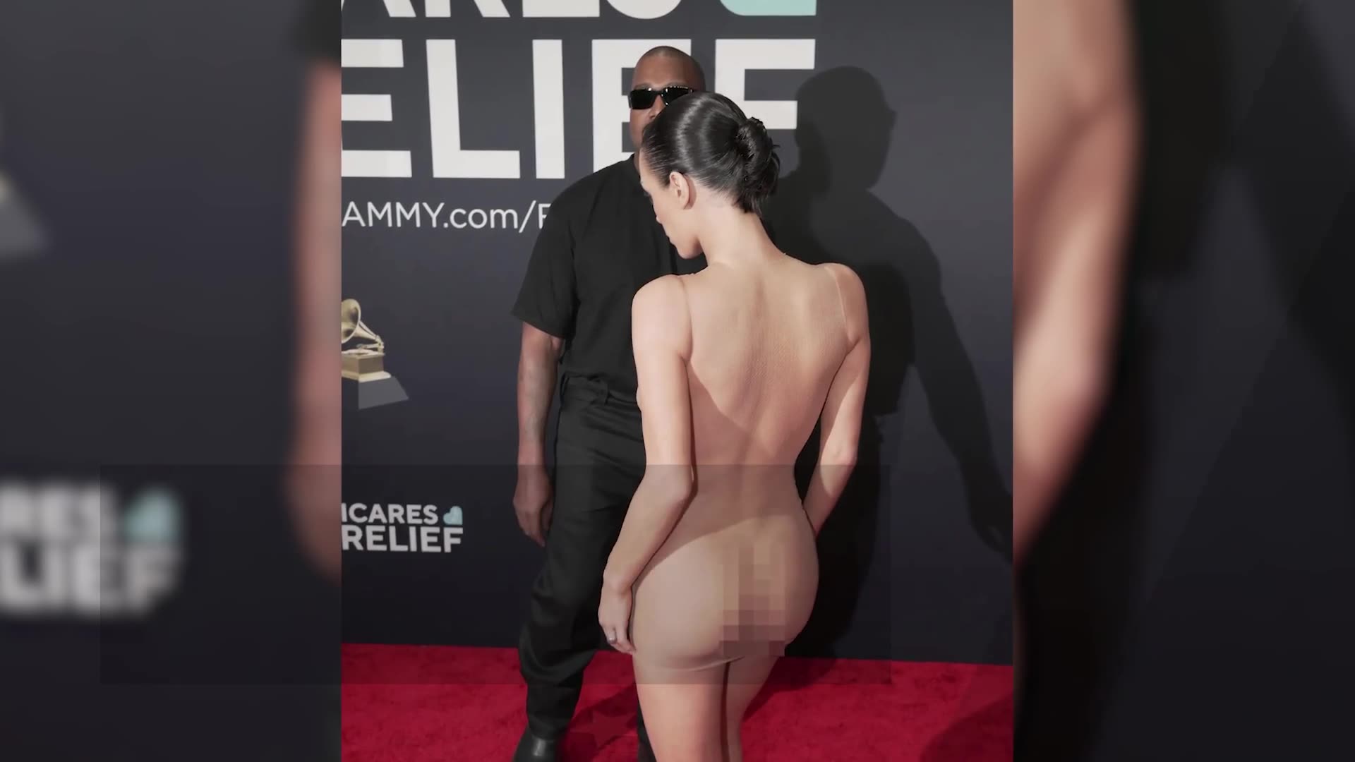 Here's what Kanye West said to wife Bianca Censori during nude Grammys 2025 red carpet appearance