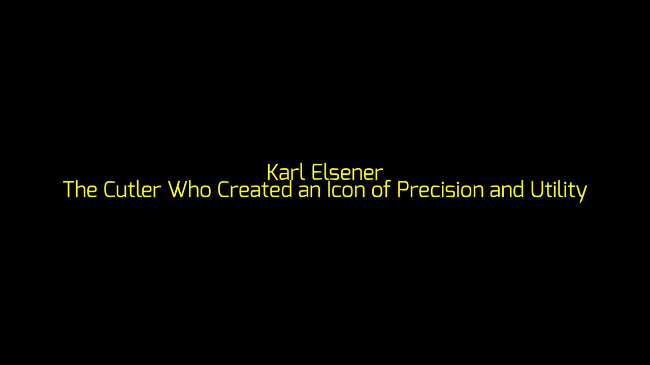 Karl Elsener: The Cutler Who Created an Icon of Precision and Utility