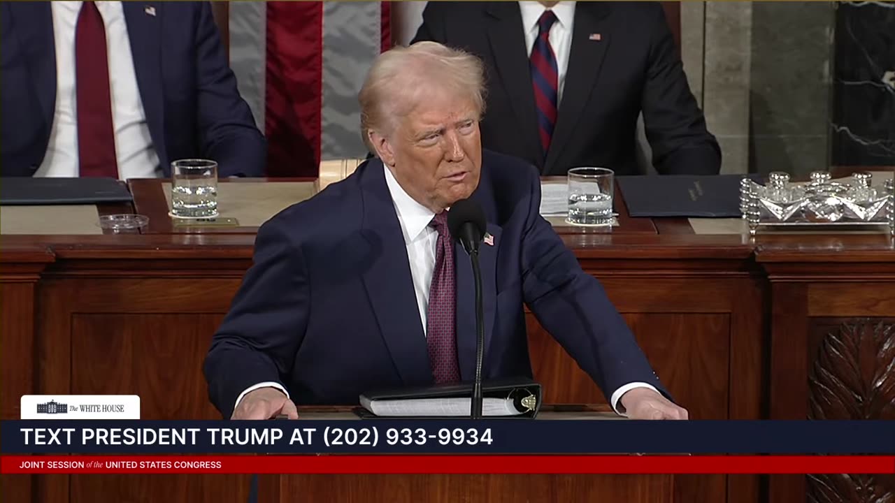 20250304川普总统 国会联席会议演讲(白宫发布完整版)(中英双语机器字幕)