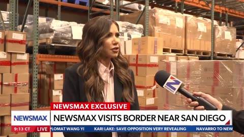 💥 EXCLUSIVE: Sec Noem Highlights Record Drug Seizures at San Diego Border