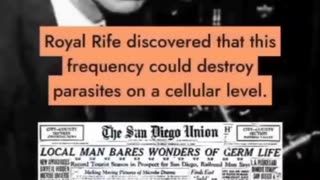 1150Hz Rife Frequency can kill parasites