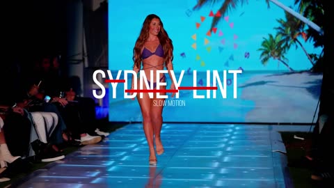 Sydney Lint in Slow Motion | Swim Shows | Miami Art Basel 2024