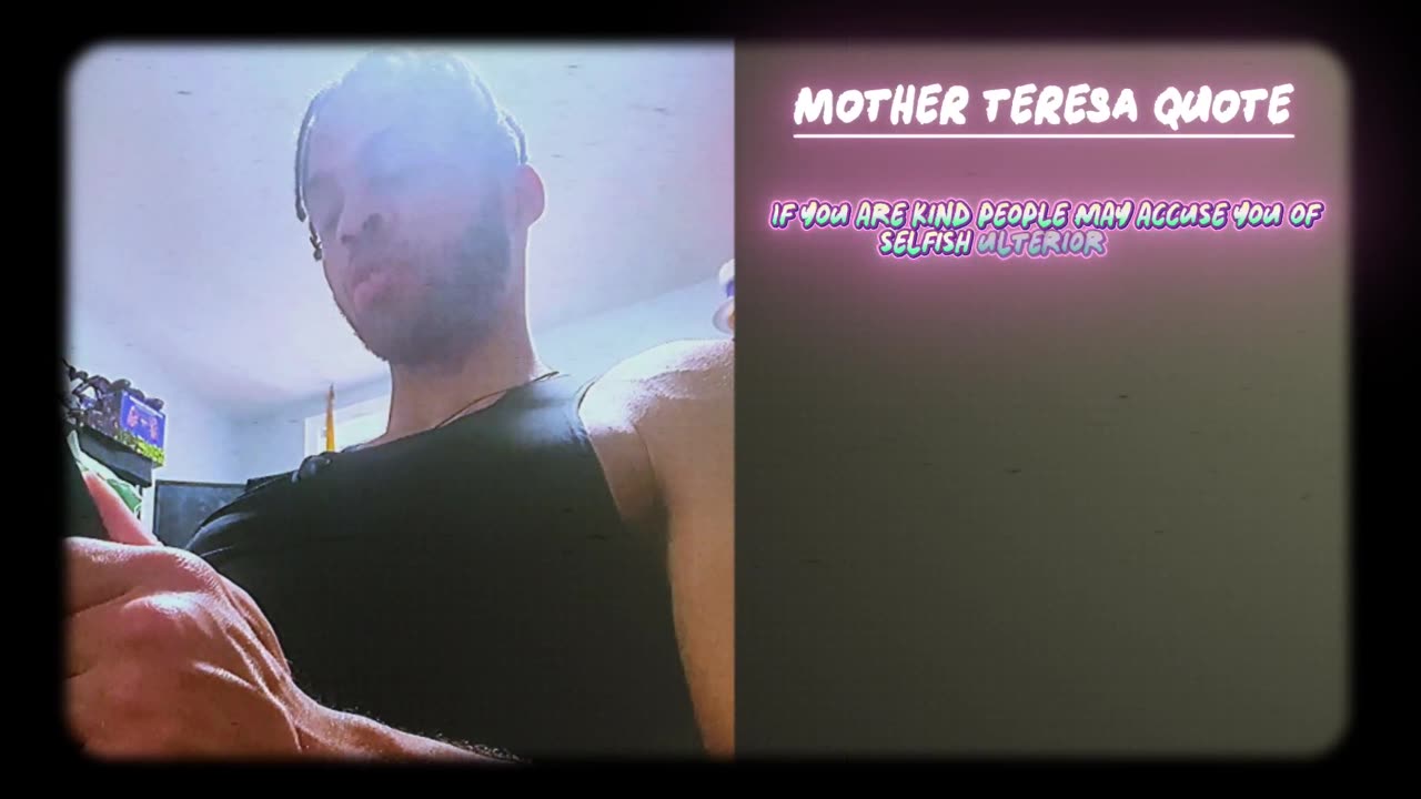 Reading Favorite Quote From Mother Teresa