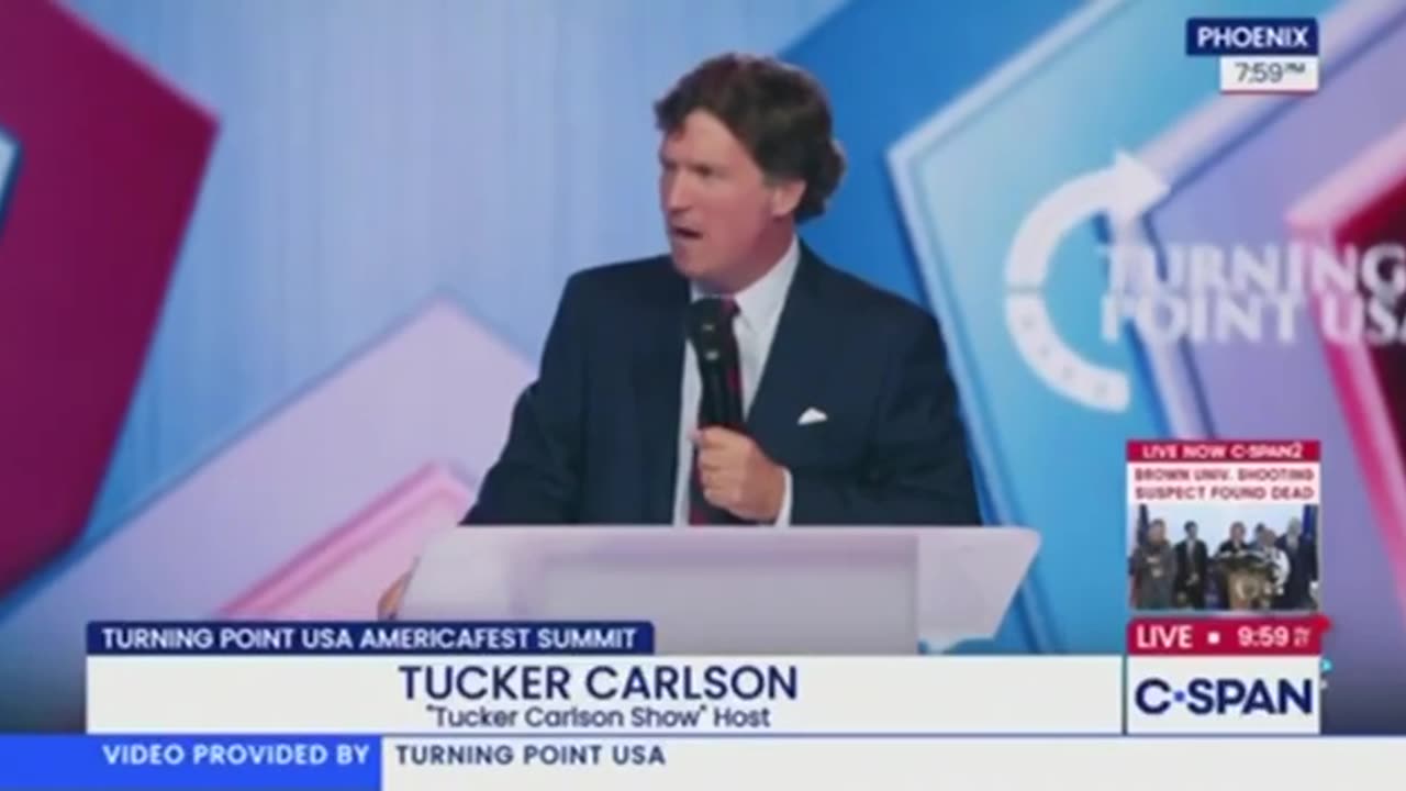 Tucker throws Israel under the bus at Amfest.