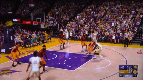 NBA2K: Indiana Pacers vs Los Angeles Lakers (Overtime-Buzzer Beater)