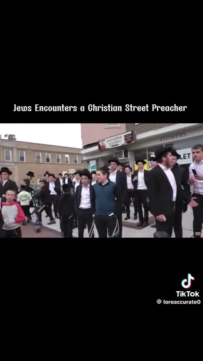 Jew kids meet a Christian preacher