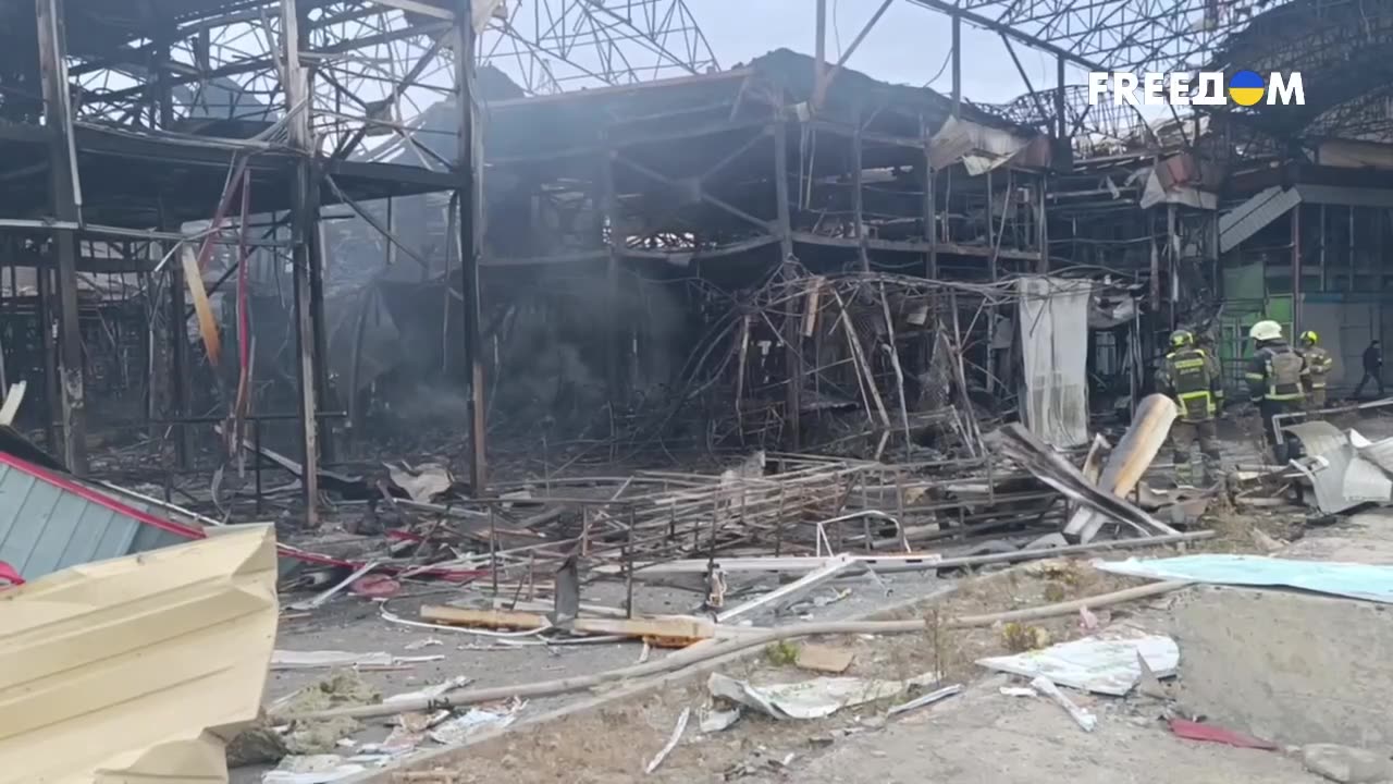 Russia struck Barabashovo market in Kharkiv!