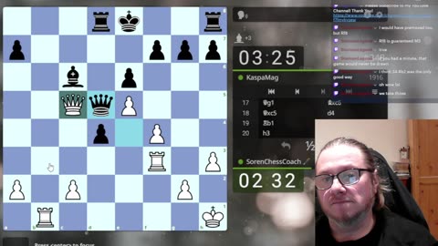 LIVE Chess with Soren