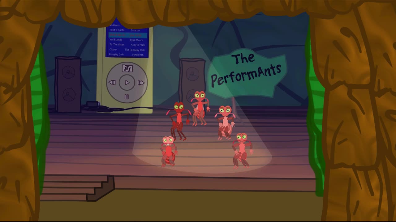 Here is an excerpt from our newest cartoon The PerformAnts