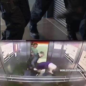 Captain America Elevator BEATDWON re-inactment. Life Imitates Art.