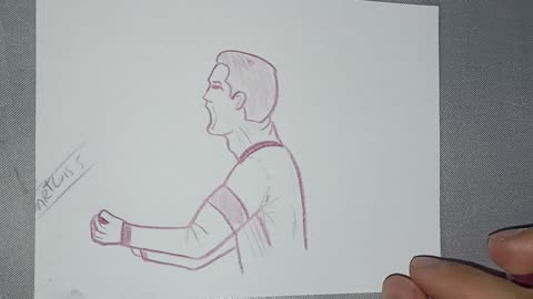 How To Draw CR7 | Easy pencil sketch