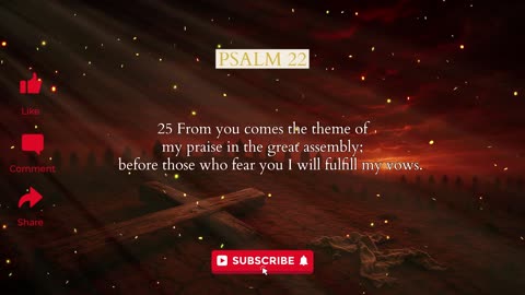 Psalm 22 Audio Bible Reading | Finding God's Presence in Suffering (NIV with Text)