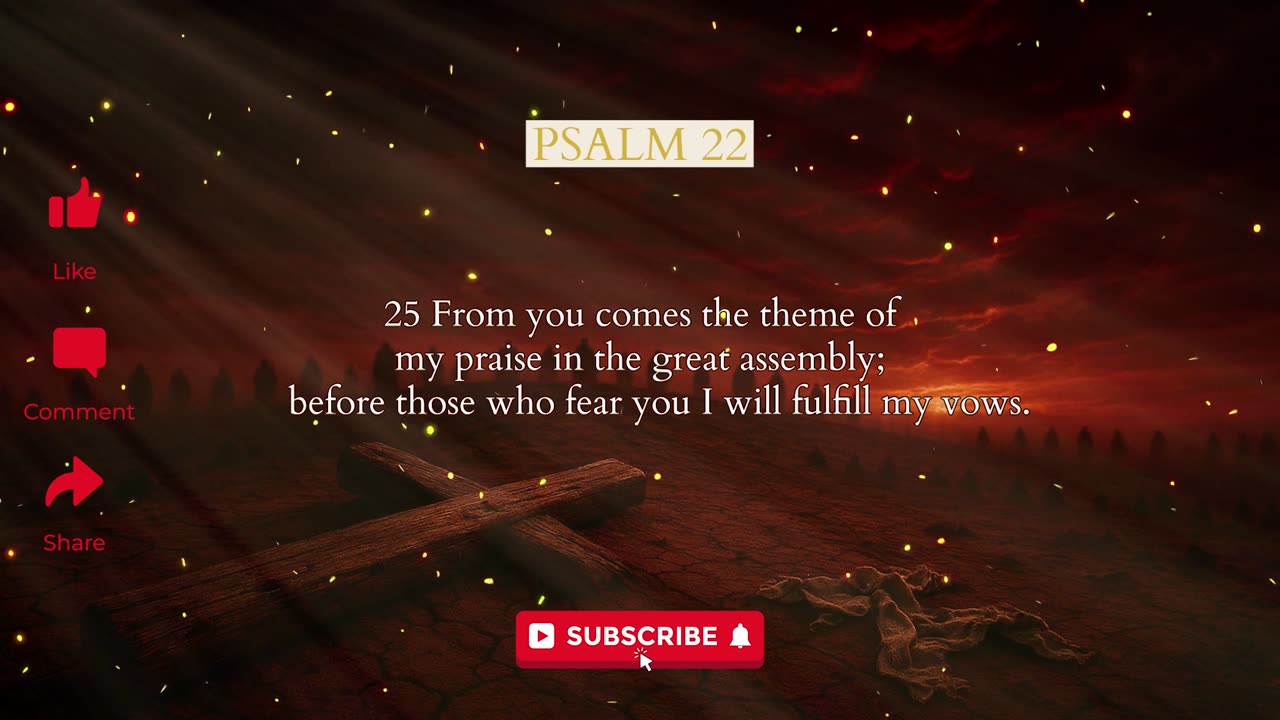 Psalm 22 Audio Bible Reading | Finding God's Presence in Suffering (NIV with Text)
