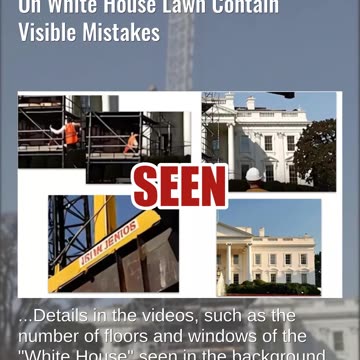 Fact Check: AI Generated Videos Of 200-Foot Jesus Statue Being Placed On White House Lawn