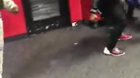 Boy Gets Jumped After Winning One On One Fight At A Bowling Alley