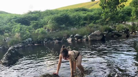 wild camping & swimming in dartmoor's ancient woods