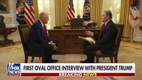 Trump interview in the Oval Office on Hannity on 1/22/25