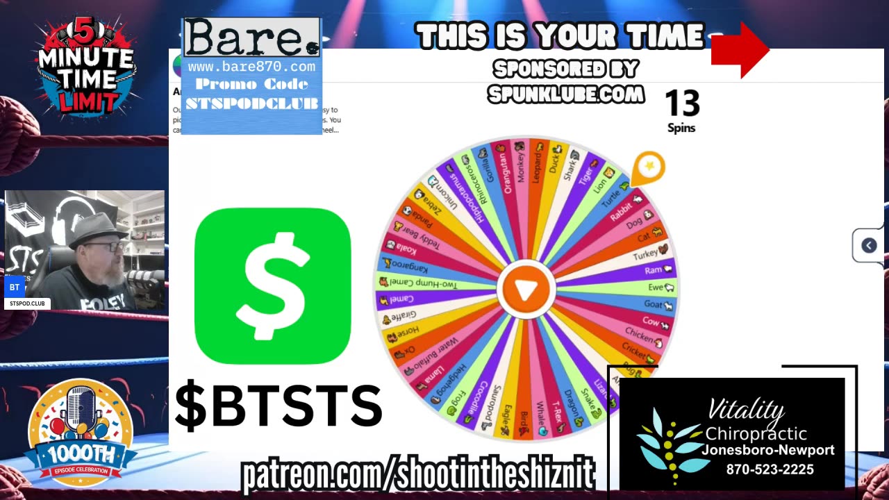 LIVE! 5 Minute Time Limit, Ep: 14, Episode 1000