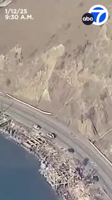 New AIR7 video shows Malibu coastline without smoke from Palisades Fire 720.mp4
