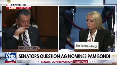 Pam Bondi Conformation | AG (1/15/25)